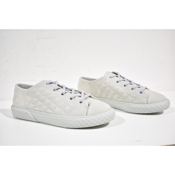 Chanel 22C Light Blue Grey Denim CC Logo Low Top Flat Runner Trainer Sneaker 39 - Picture 4 of 11